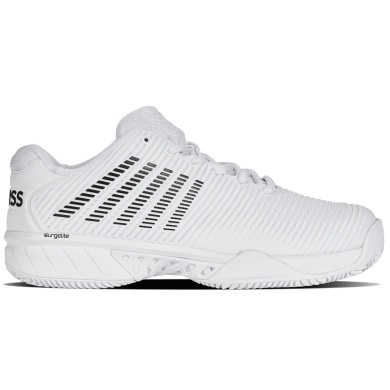 KSwiss Tennisschuhe Hypercourt Express 2 Clay/Sandplatz weiss/schwarz Herren